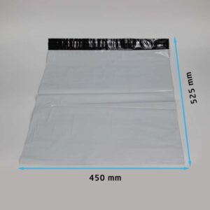 Futártasak szürke színű, leragasztható 450x550 mm