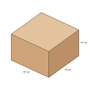 Kartondoboz, A13, 200x160x120 mm TF doboz
