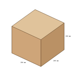 Kartondoboz, A15, 250x200x200 mm TF doboz