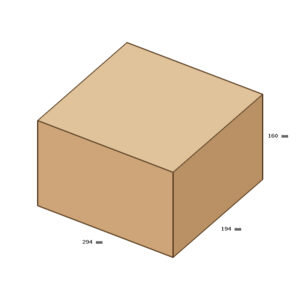 Kartondoboz, A2, 294x194x160 mm TF doboz