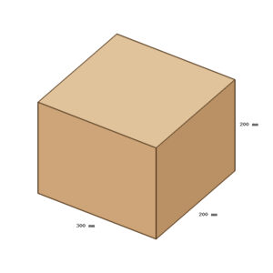 Kartondoboz, A25, 300x200x200 mm TF doboz
