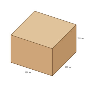 Kartondoboz, A27, 350x200x200 mm TF doboz