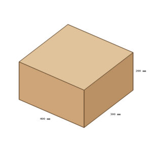 Kartondoboz, A28, 400x300x200 mm TF doboz