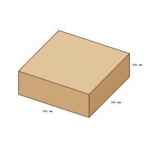 Kartondoboz, A35, 350x200x100 mm TF doboz