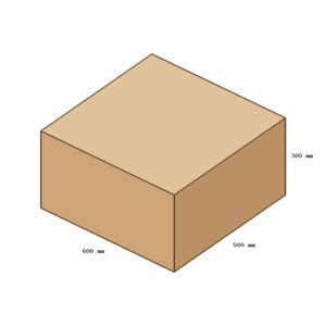 Kartondoboz, A43, 600x500x300 mm TF doboz
