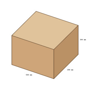 Kartondoboz, A53 L, 500x290x300 mm TF doboz