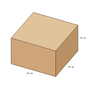 Kartondoboz, A54, 200x100x100 mm TF doboz