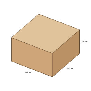 Kartondoboz, A55, 300x200x150 mm TF doboz