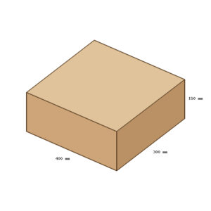 Kartondoboz, A56, 400x300x150 mm TF doboz