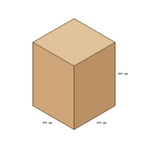 Kartondoboz, A60, 300x300x400 mm TF doboz