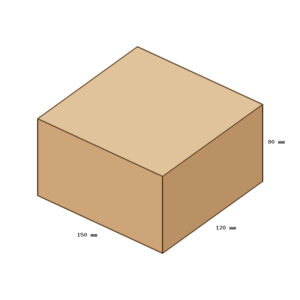 Kartondoboz, A62, 150x120x80 mm TF doboz