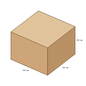 Kartondoboz, A7, 400x300x260 mm TF doboz