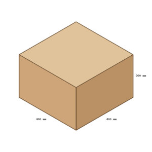 Kartondoboz, A9, 400x400x260 mm TF doboz