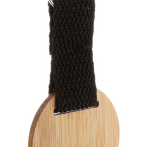 bambusz kulcstartó, kör