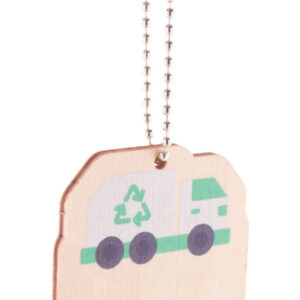 kulcstartó, kukásautó