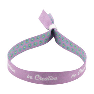 egyedi RPET fesztivál karkötő