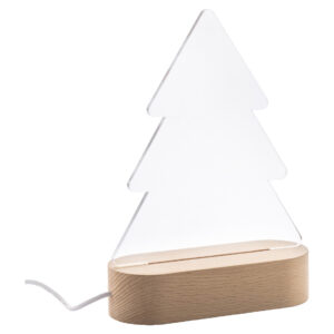 karácsonyfa alakú LED-es trófea