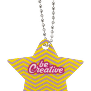 egyedi karácsonyi kulcstartó, csillag