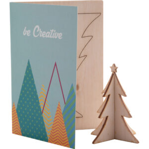 karácsonyi üdvözlőlap, karácsonyfa