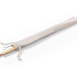 bambusz szívószál készlet