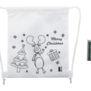 karácsonyi színezhető hátizsák