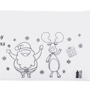 színezhető karácsonyi tolltartó