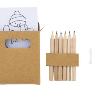 karácsonyi színező szett