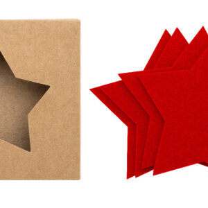 RPET karácsonyi poháralátét szett