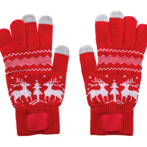 karácsonyi érintőképernyős kesztyű