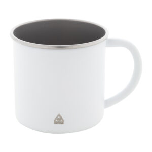 újrahasznosított rozsdamentes acél bögre