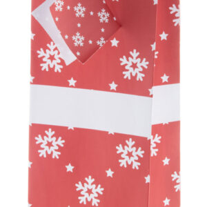 karácsonyi papírtáska, borhoz