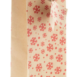 karácsonyi papírtáska, borhoz