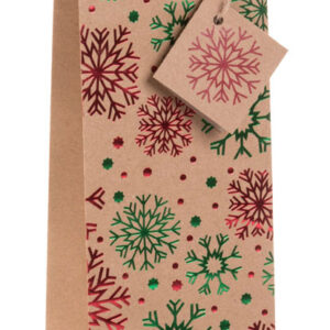 karácsonyi ajándéktáska, bor